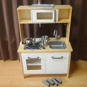 引取歓迎 IKEA おままごとキッチン DUKTIG ドゥクティグ おもちゃの調理器具 キッチン用品 食器 オマケ セット イケア