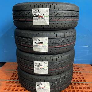 新品165/55R14 ブリヂストンNEXTRY 165/55/14 サマータイヤ　4本　2022年製造