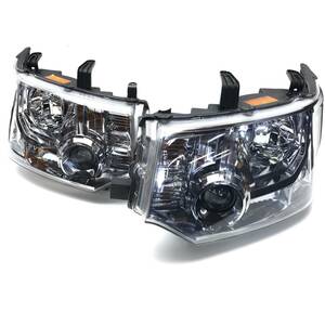 極上品 デリカ D5 CV5W CV1W CV2W CV4W 純正 HID ヘッドライト 左右セット バラスト バーナー付 KOITO 100-87918 即決/即納/割れなし