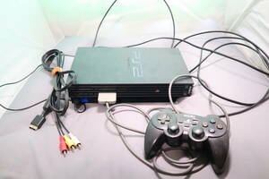  SONY PS2 PlayStation2 本体 SCPH35000 SCPH-35000 ブラック コントローラー ホリ HORI プレステ2