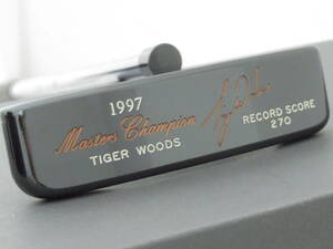 幻の一品 極上中古 COA付き タイガーウッズ マスターズ初優勝記念 TIGER WOODS Masters Champion Teryllium Newport Tel3 stamped STAFF