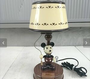 ディズニーDisney/ミッキーマウスMickey Mouse/TOYBOX/ミツワ工業/レトロ/アンティーク風ヴィンテージ/アクションランプ/デスクランプ