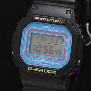 1円 箱付 稼働 良品 カシオ G-SHOCK DW-5600VT QZ デジタル文字盤 ラバーベルト メンズ腕時計 DOI 0066000 4DKT