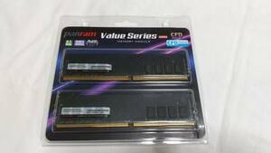 新古品、CFD製メモリー2枚セット、DDR4 SDRAM・4GB×2枚、合計8GB