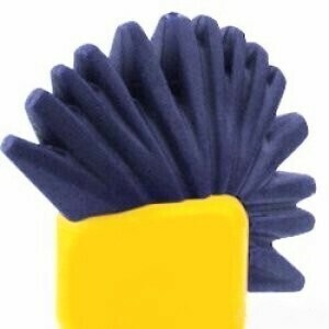 LEGO レゴ モヒカン ダークブルー 藍色 濃青 髪 髪の毛 髪型 ヘア ブロック パーツ 正規品 新品未使用