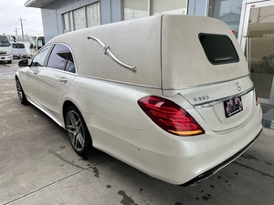 こんな希少車見つかりません！　H27年Mベンツ　W222　S550AMGライン　レザートップ老舗JFC社製作　霊柩車　レイキュウ　＃中村特殊自動車