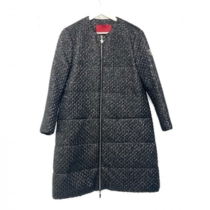 モンクレール MONCLER ダウンコート サイズ1 S ZOE(ゾーイ) 黒 レディース 長袖/GAMME ROUGE/冬 美品 コート