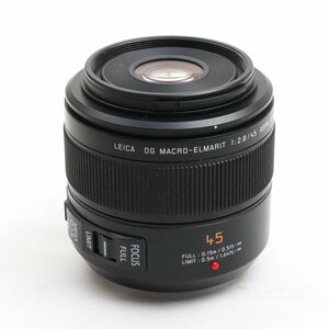 レンズ　Panasonic マイクロフォーサーズ用 ライカ DG MACRO-ELMARIT 45mm F2.8 ASPH. MEGA O.I.S 単焦点 マクロレンズ H-ES045