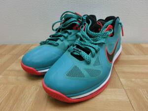 my/452488/2312/ナイキ　NIKE　ローカットスニーカー　LEBRON 9 LOW　DQ6400-300/グリーン/サイズ27.0ｃｍ