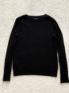 Dior sizeM イタリア製ブラックウールセーター メンズ ディオールオム 黒 秋冬 dior homme