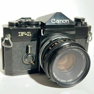 ★Canon F-1★キャノン F1 ＋レンズ FD 50mm 1:1.8 s.c.★フィルム 一眼レフカメラ★1円〜