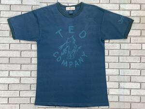 【売り切り】ＵＳＥＤ　テッドマン　テッドカンパニー　TEDMAN　TED COMPANY　半袖Ｔシャツ　サイズＭ　リンガーＴシャ