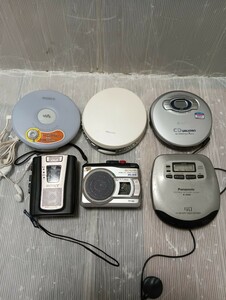 SONY Panasonic AIWA Toshiba WALKMAN カセットレコーダー CDプレーヤー 6台　まとめて。