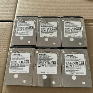 (3e)TOSHIBA HDD MQ01ABF032　320GB SATA 5400rpm 7mm 2.5インチ ハードディスク 6枚セット