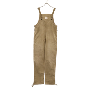 VISVIM ヴィスヴィム 22SS OVERALLS G.CORDS ユーズド加工 オーバーオール ベージュ 0122105008012