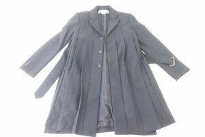 COMME des GARCONS コムデギャルソン ロング コート サイズS ブラック 黒 MADE IN JAPAN ポリエステル100％ キュプラ100％ メンズ 4982-NA