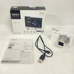 1円~【通電確認済】ソニー SONY Cyber-shot DSC-WX300 Lens G 20× Optical Zoom 3.5-6.5/4.3-86 コンパクトデジタルカメラ G153456
