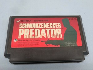 ★PREDATOR SCHWARZENEGGER ゲームソフト Family Computer用 シュワルツェネッガー プレデター ファミリーコンピュータ USED 93751 26★！