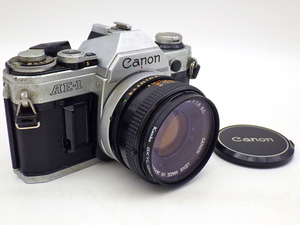 【ジャンク品】 Canon AE-1 ボディ FD 50mm F1.8 レンズ フィルムカメラ 一眼レフカメラ キャノン カメラ