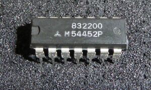 ■ 電子部品断捨離処分 「M54452P」1/64 High SPeed Divider（分周器） ■