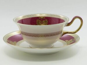 ウェッジウッド カップ＆ソーサー■コロンビア パウダールビー C＆S 1客 WEDGWOOD 1級品 2