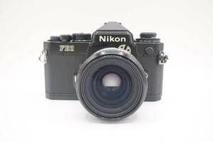 Nikon FE2 Ai-s 35mm f2 大口径 ブラックボディ フィルムカメラ 外装美品