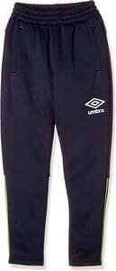 【KCM】Z-umbro-160-130★展示品★【UMBRO/アンブロ】ジュニア　トレーニングパンツ　サッカー　UMJMJG22　ネイビー　サイズ 130