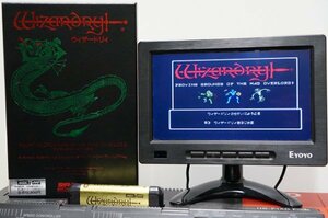MSX2 ウィザードリィ シナリオ#1 メタルフィギュア付き / Wizardry 1 PROVING GROUNDS OF THE MAD OVERLOAD / SIR-TECH ROM