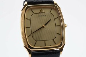 美品 セイコー クレドール 14K 7770-5240 クォーツ レディース 腕時計 SEIKO