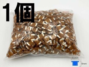 【太平洋精工 5A 黄赤 低背 ヒューズ 1個】 PEC製 シガーライター ETC 接続 検索用) アウトランダー ek RVR パジェロ スズキ