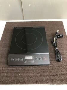 NI050179◆NITORI ニトリ◆DAY Value Induction Cooker IH クッキングヒーター YN101BK 1400W ブラック 黒 直取歓迎！