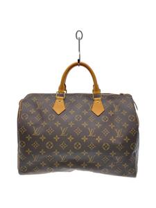 LOUIS VUITTON◆1)スピーディ35_モノグラム・キャンバス_BRW/PVC/BRW