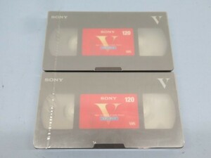 未開封/2本セット★SONY V VHSテープ 120分 ビデオカセットテープ ソニー 93412★！！