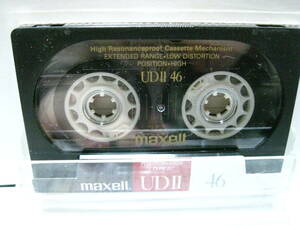 使用済み　中古　　カセットテープ　日立Maxell　ＵＤ２ Type2　ハイポジ　46分　1本　爪あり　No616　