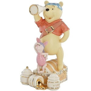 ★新品同様★　ディズニー　プー＆ピグレット　海賊　LENOXフィギュア　「Pooh and Piglet