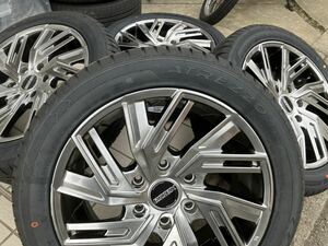 ★新品タイヤ付★エセックス/EW-18//18インチタイヤホイールSET ★225/50R18★PCD139.7-6H★ハイエース/NV350/キャラバン★カスタムカー★