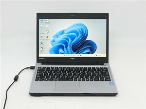 中古/13.3型　1600X900/ノートPC/Windows11/新SSD256/4GB/4世代i5/NEC　VC-H office搭載 HDMI USB3.0　Bluetooth