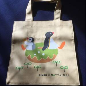 非売品 2010ミスタードーナツ ☆ピングー☆PINGU×MOTTAIMAI トートバッグ