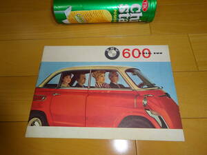 ★超貴重　当時物カタログ BMW600 12頁版 英語版 1959年西ドイツ印刷　イセッタ　メッサーシュミット　KR200 ゴゴモビル