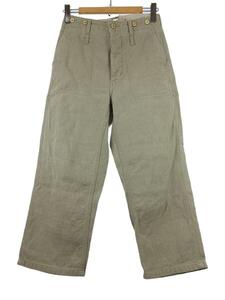 Nigel Cabourn◆22SS/ボトム/FRENCH WORK PANT-LINEN/リネン/IVO/80440050003
