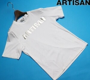 新品定価1.4万円 ARTISAN アルチザン 日本製 スーピマコットン ARTISAN ロゴ 半袖TシャツM白(01) 42TY08