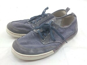 ◇ Clarks クラークス レースアップ スニーカー シューズ サイズ US 9 1/2 EU42 1/2 ネイビー メンズ P