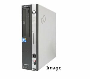 中古パソコン デスクトップパソコン 本体 Windows 10 Pro 32bit 富士通 FMV Dシリーズ Core2Duo メモリ2G HDD160GB DVD Office