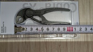 クニペックス【KNIPEX】 手のひらサイズ コブラ Cobra ウォーターポンププライヤー 8700-100BK　商品未使用★在庫あり