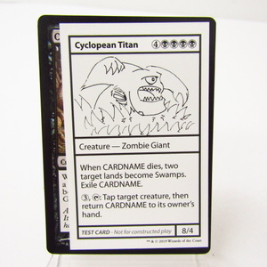 MTG Cyclopean Titan テストカード★N5381