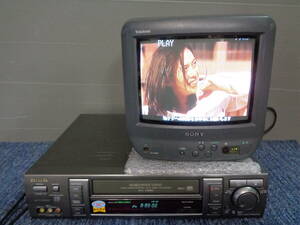 動作良好　画質良好　アイワ　WORLD WIDE　VHSビデオデッキ　HV-MX100　簡易メンテ済み