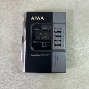 　AIWA　HS-P10　アイワ　カセットボーイ 再生　ポータブルカセットプレイヤー　CASETTO BOYウォークマン　