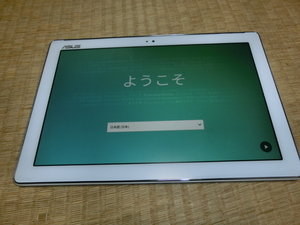 【本体及びカバー付き】zenpad10 白モデルＰ０１Ｔ　タブレット Android ASUS　中古品　