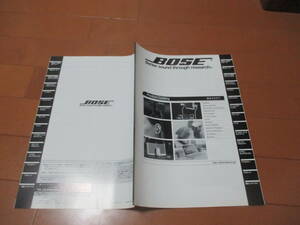 庫21725カタログ◆ＢＯＳＥ◆プロダクト　総合◆発行◆58ページ