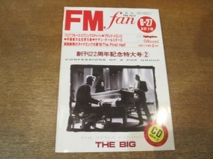 2108YS●FM fanファン 1988.6.27●表紙：スタイル・カウンシル/インタビュー：ブルース・スプリングスティーン/伊藤銀次＆佐野元春